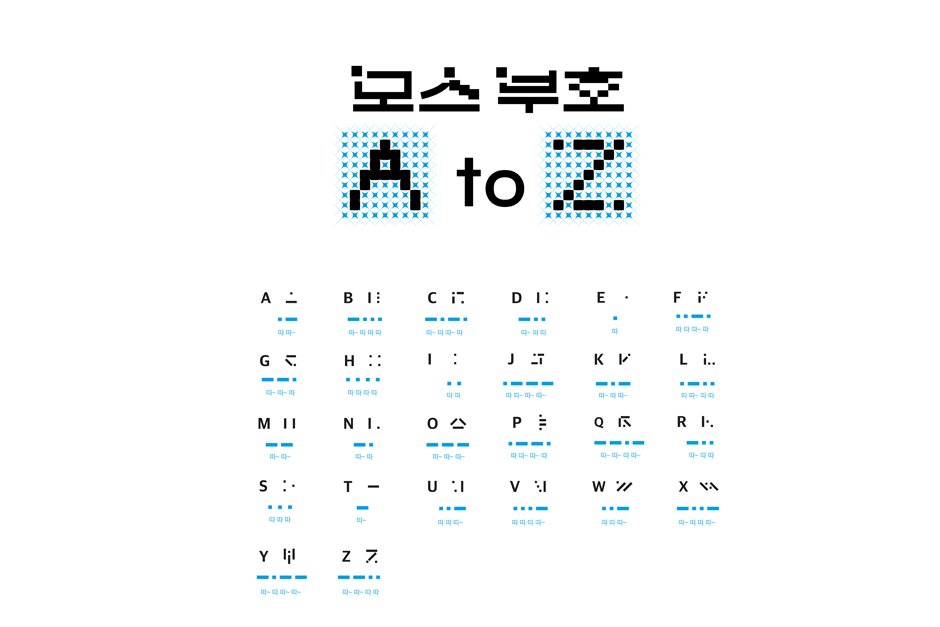 모스 부호 A to Z